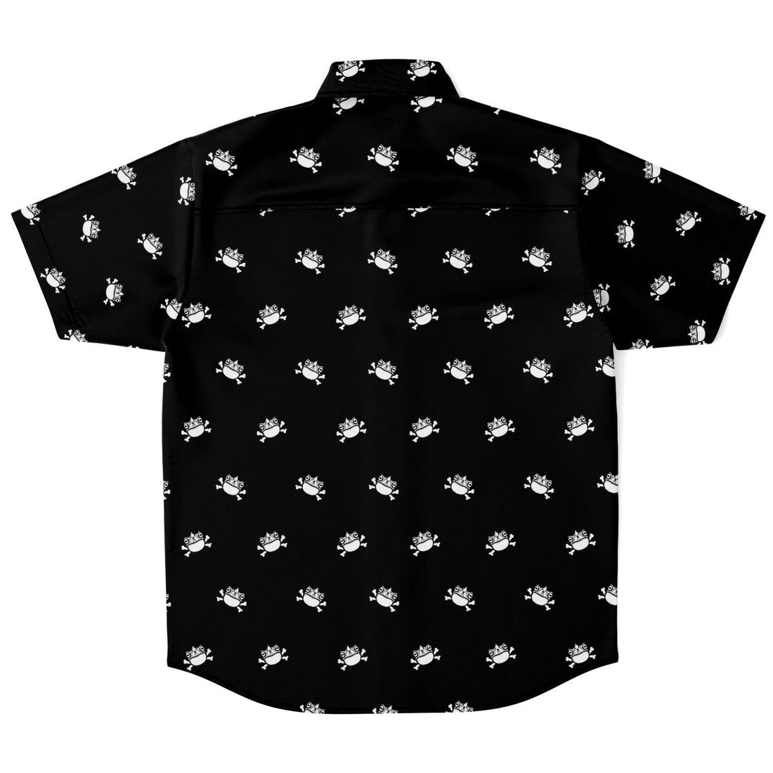 Poisonrana White Frog Button Down Shirt