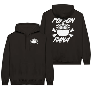 Poisonrana B/W Hoodie (Front+Back)