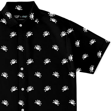 Poisonrana White Frog Button Down Shirt