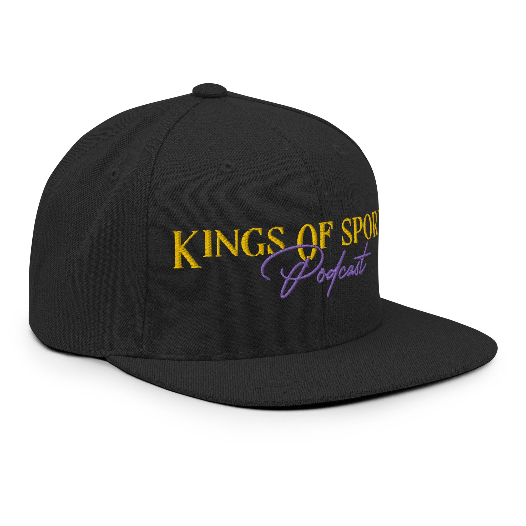 Kings of Sport Podcast Black Snapback