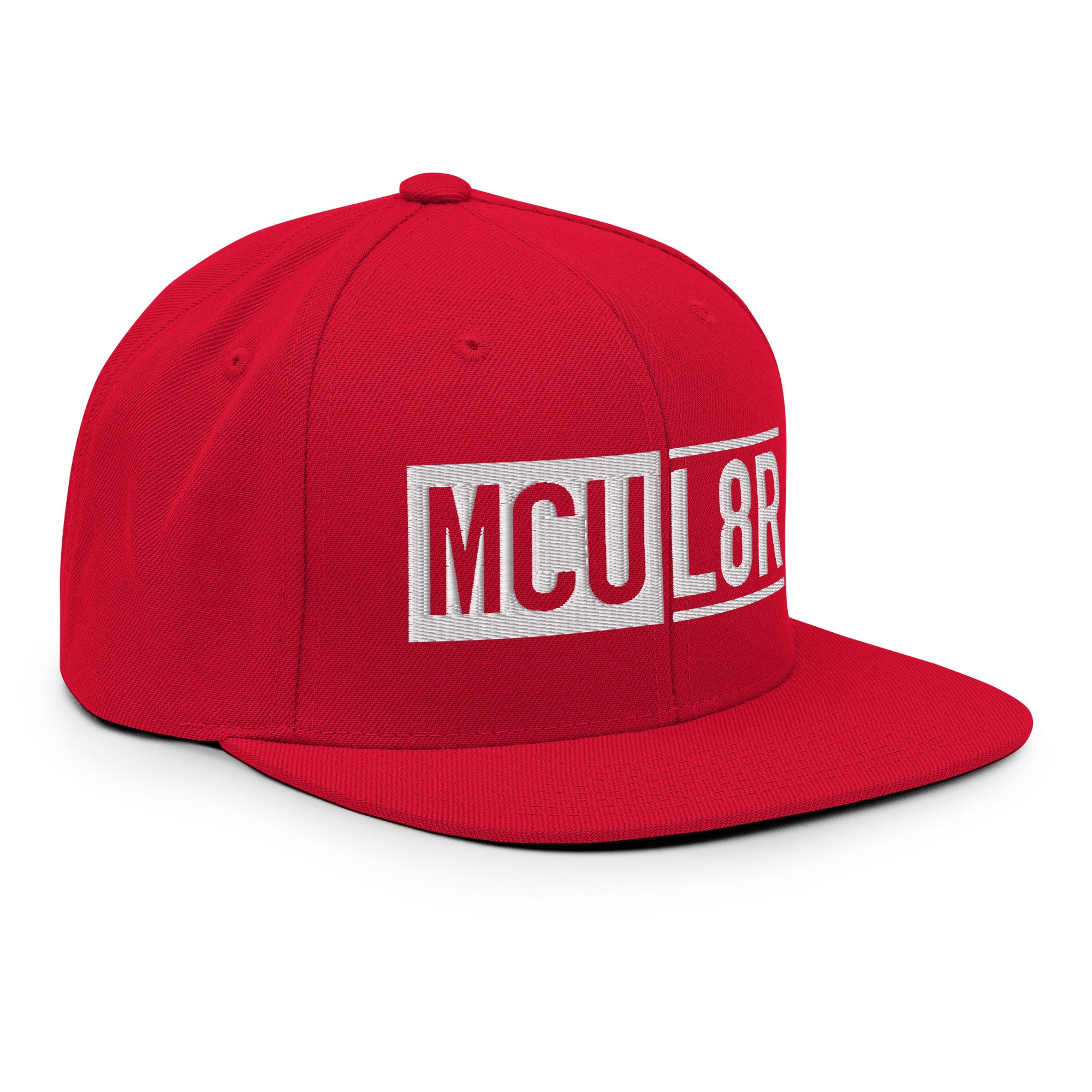 MCU L8R Red Snapback