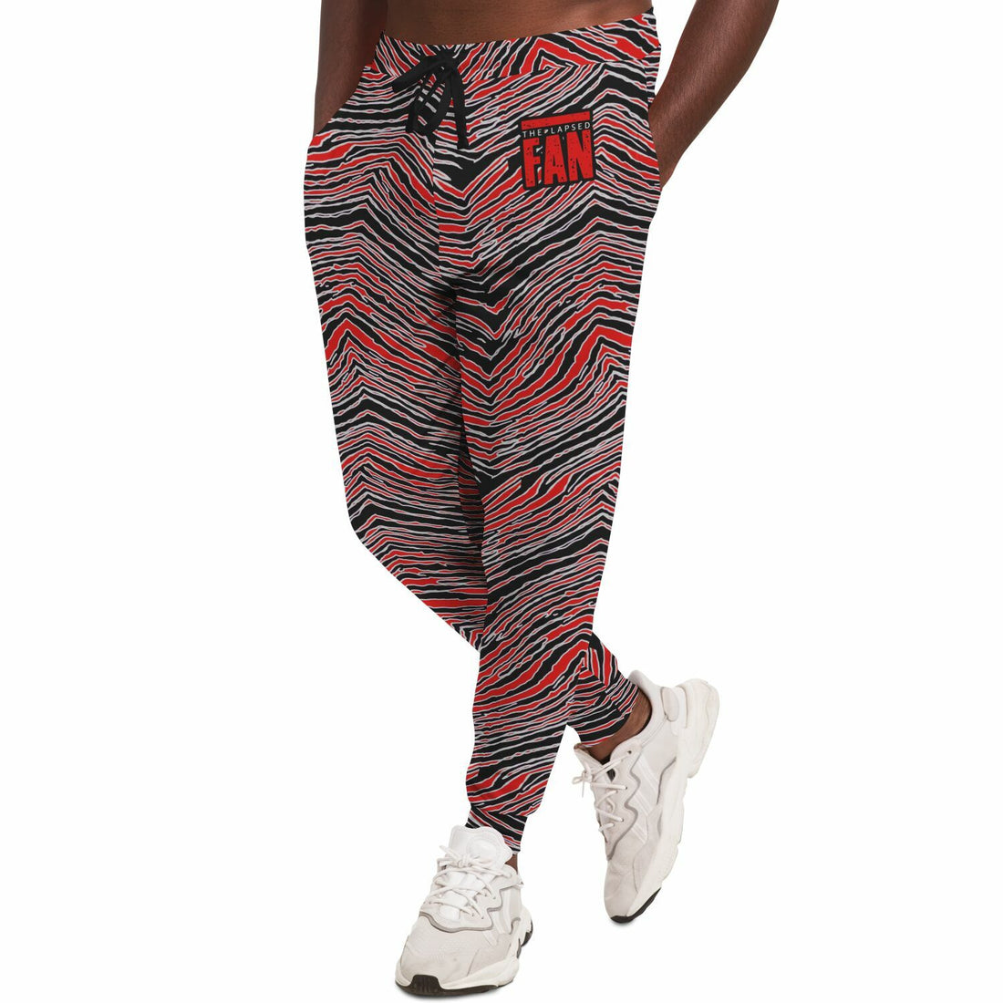 The Lapsed Fan Zebra Print Joggers
