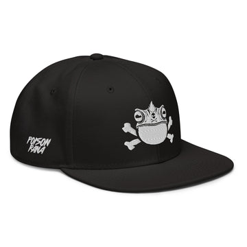 Poisonrana Frog Black Snapback