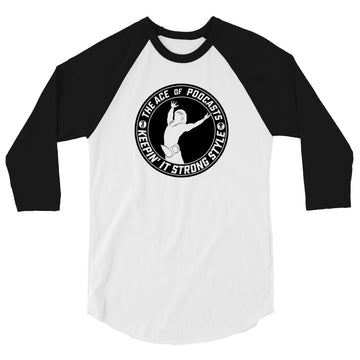 Keepin' It Strong Style Black Baseball Tee