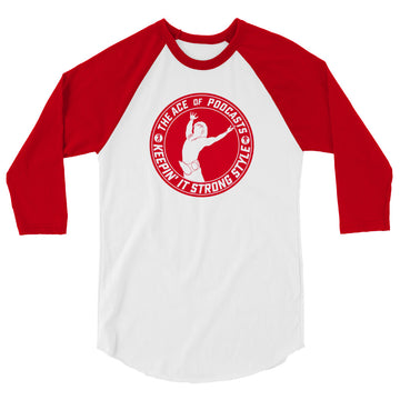 Keepin' It Strong Style Red Baseball Tee