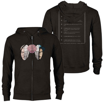 POLLOCK OFFSETS TING Deluxe Zip Hoodie