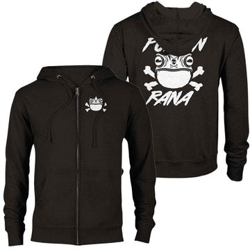 Poisonrana B/W Zip Hoodie (Front+Back)