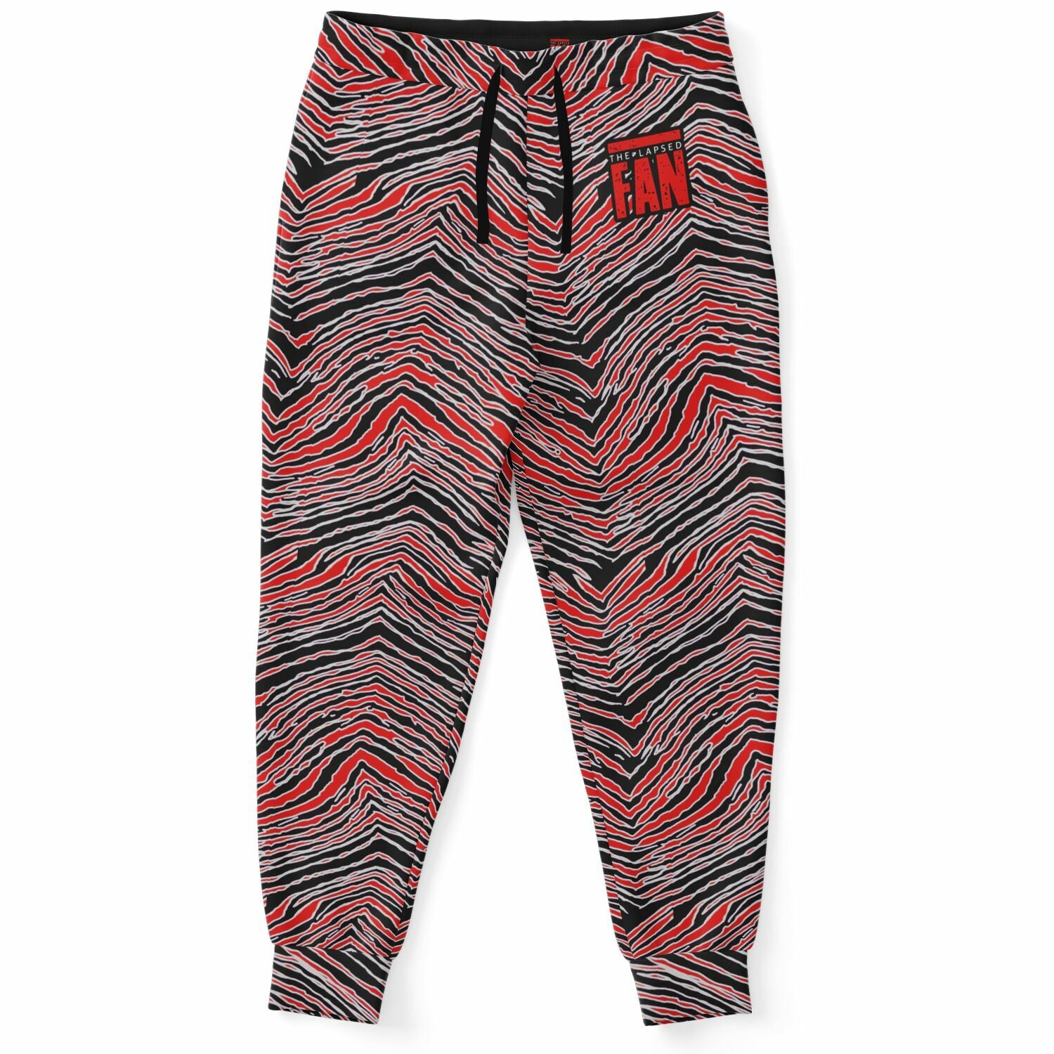 The Lapsed Fan Zebra Print Joggers