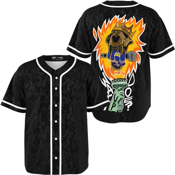 Liberty's Ghost Lion Baseball Jersey