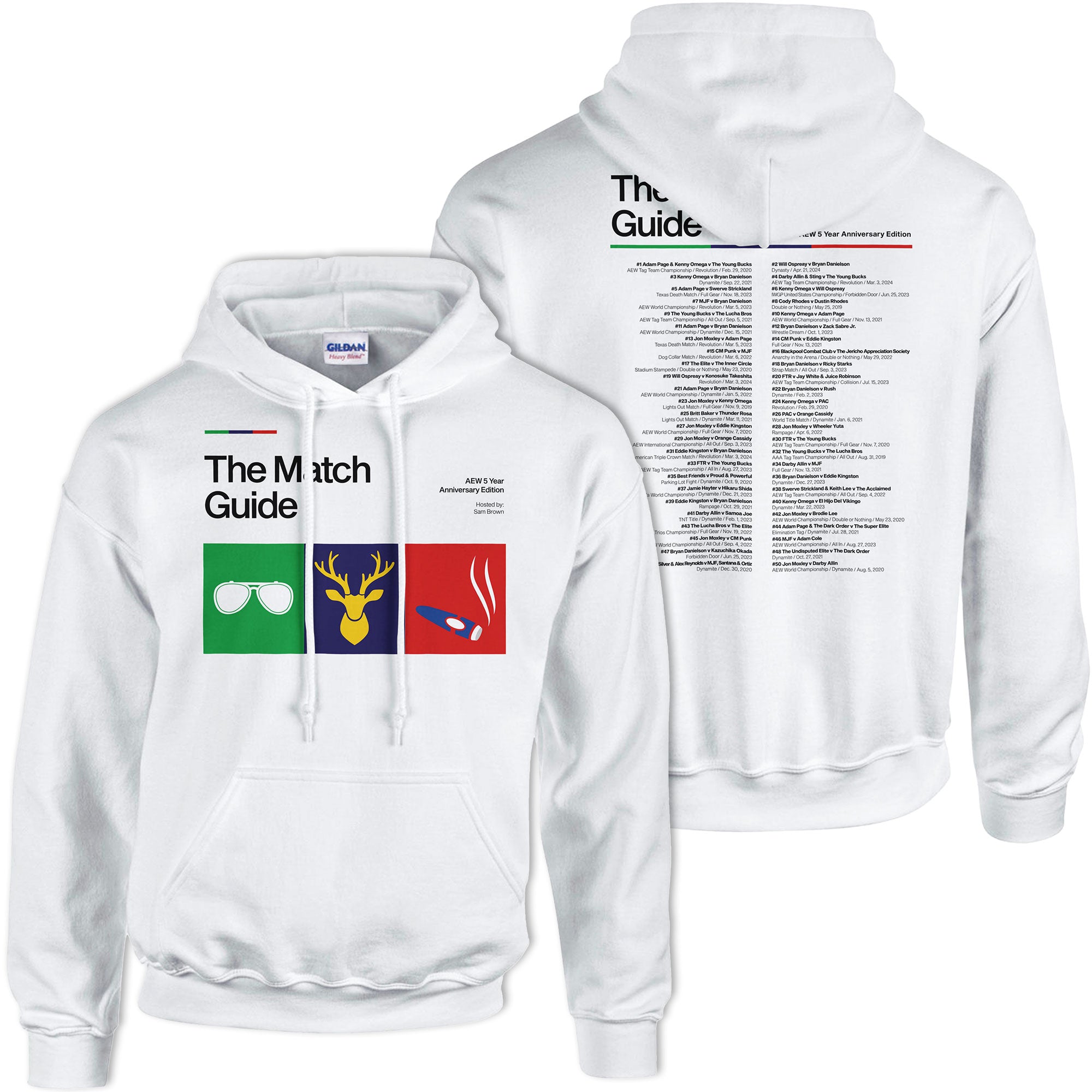 The Match Guide Deluxe Pullover Hoodie (AEW 5 Year Anniversary Edition)